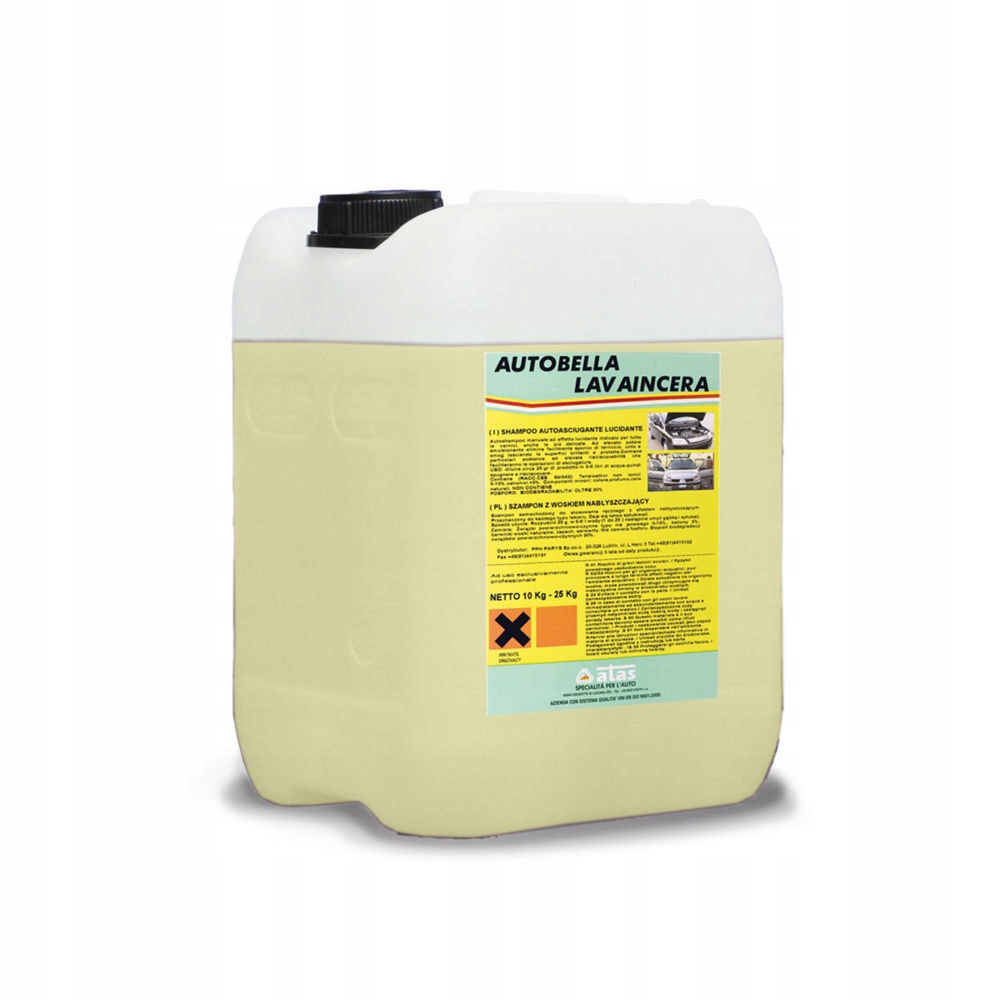 ATAS AUTOBELLA LAVAINCERA SZAMPON Z WOSKIEM 10kg