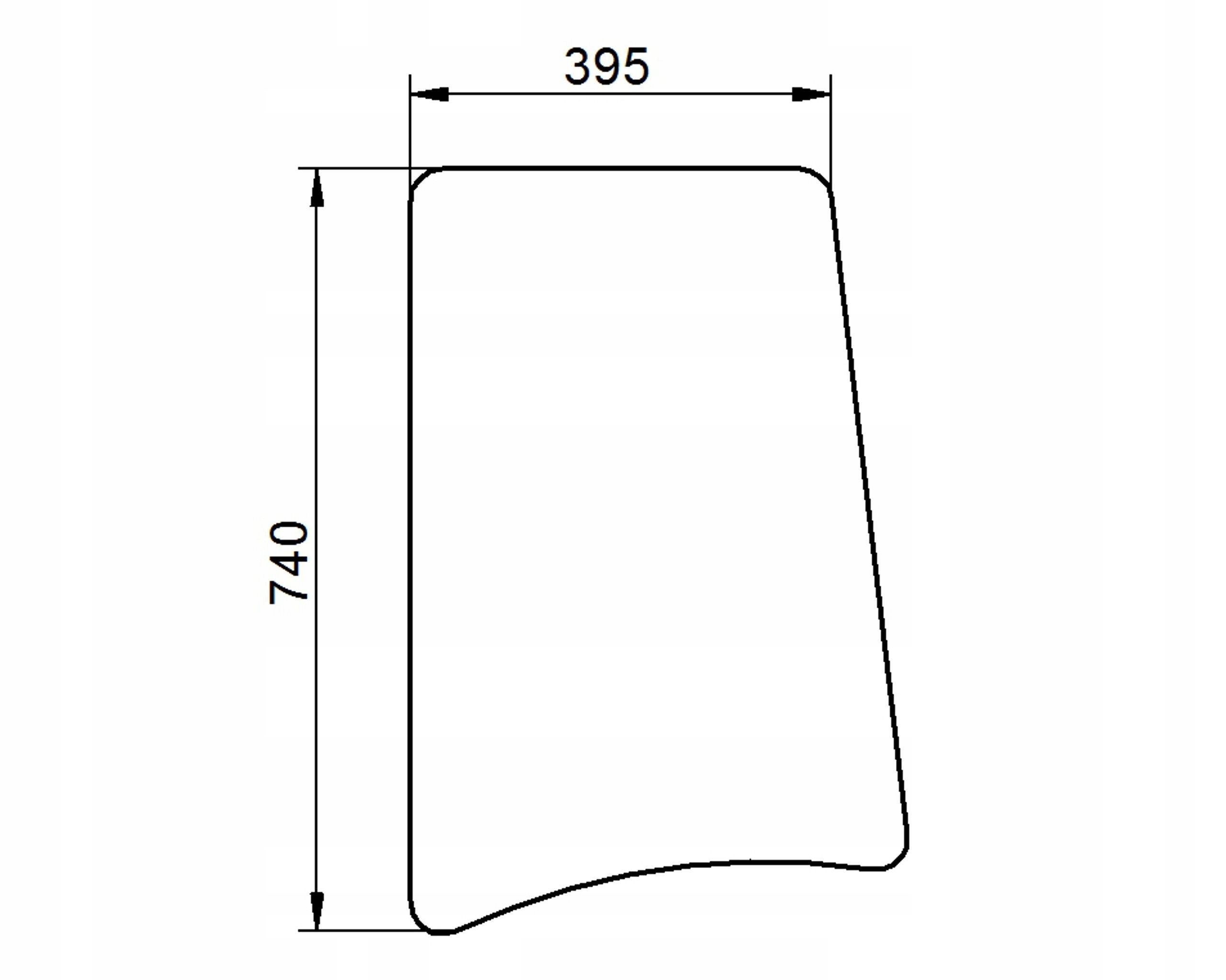sklo Deutz Lamborghini Same boční 00098624010