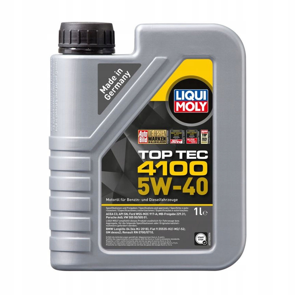 Liqui Moly Top Tec 4100 5w40 1L 9510 uniwersalny olej silnikowy