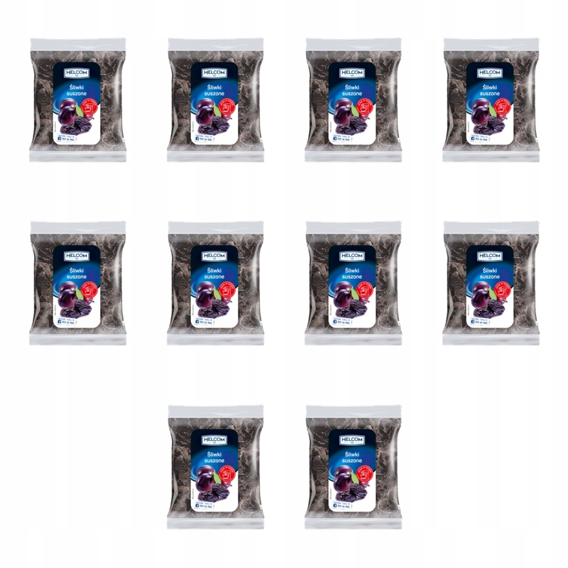 Śliwki suszone 1 kg Helcom X10