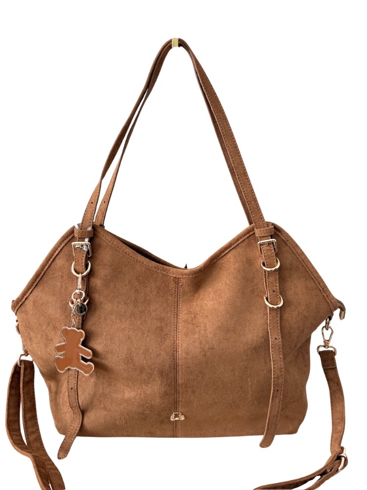 Lulu Castagnette kabelka shopper camelová ekosemišová