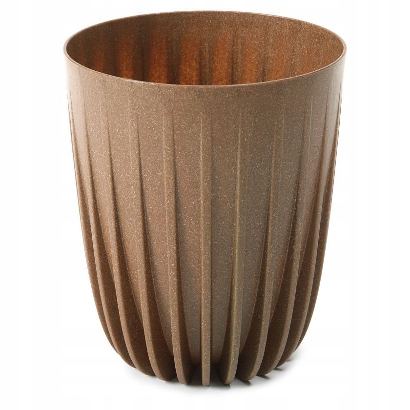 

Doniczka Mira 30 cm Eco Wood brązowa