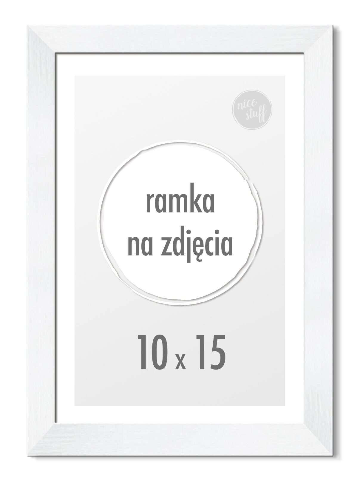 

Ramka na zdjęcia 10x15 cm 15x10 Biała