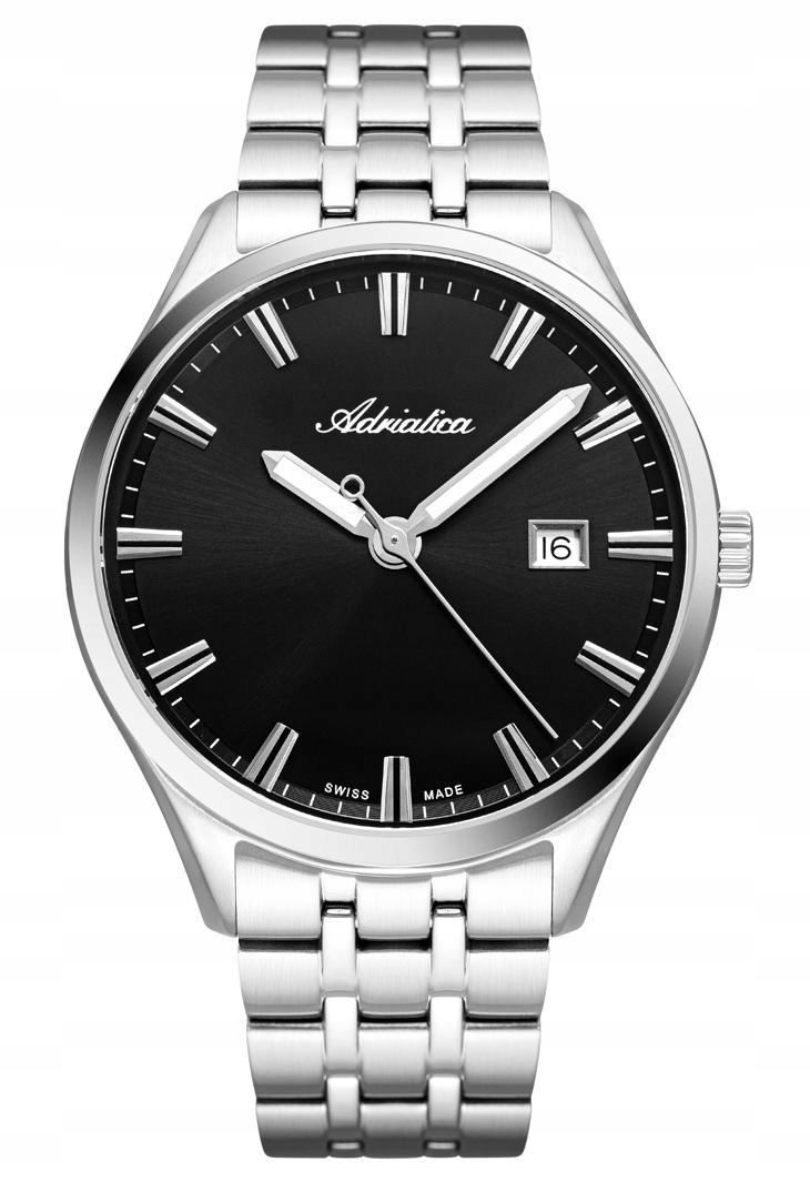 Nové Originální Pánské Hodinky Adriatica A8330.5114Q stříbrné