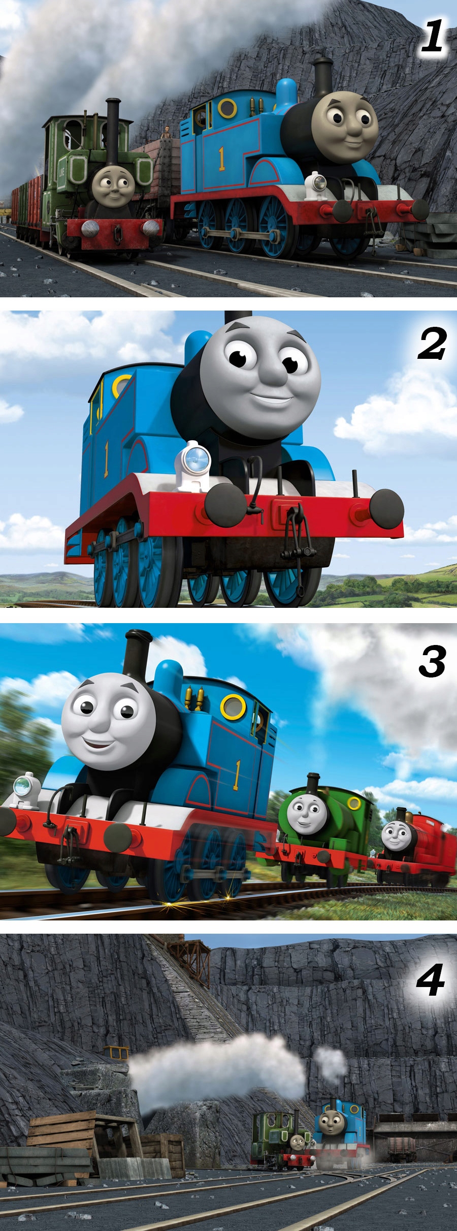 Fototapeta dla dzieci TOMEK I PRZYJACIELE 200x130 FLIZELINA Długość 1.3 m