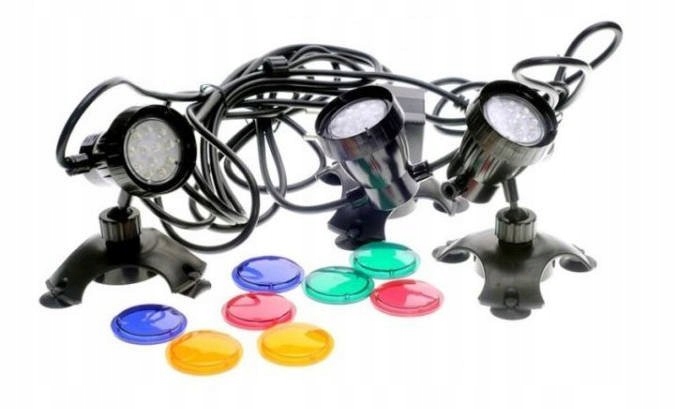 LAMPA LED 3x1W CLD-301 BIAŁE OŚWIETLENIE DO OCZKA Kod producenta CLD-301