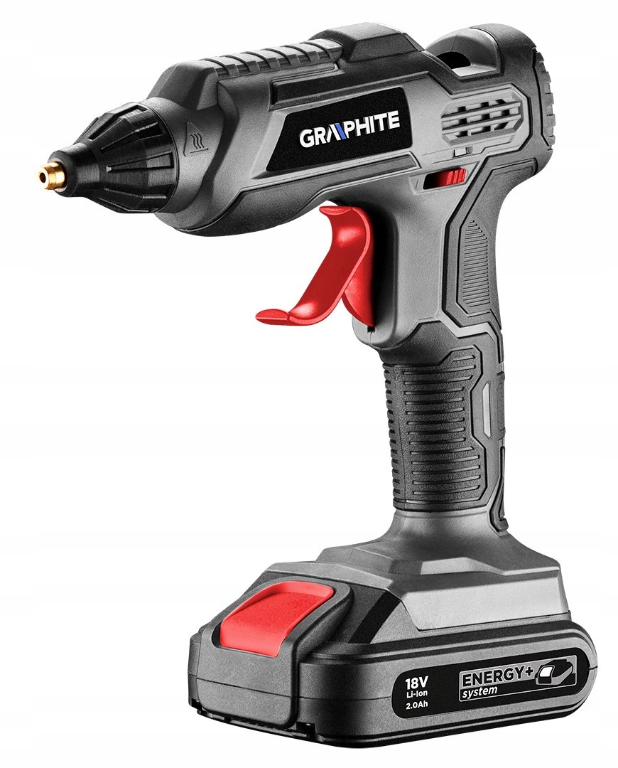 Pistolet klejowy akumulatorowy Energy+ 18V, bez akumulatora Seria GRAPHITE