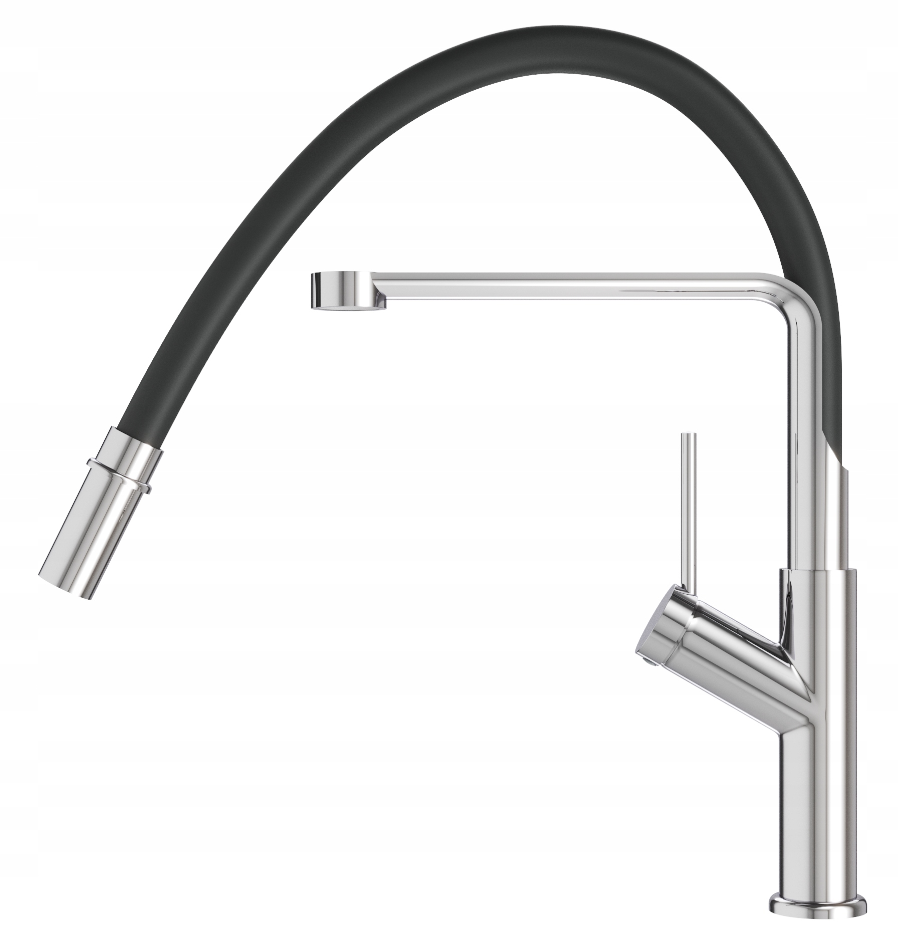 Batéria Do Kuchyne Flexibilná Strieborná Výtoková Doska Chróm Drezová Umývadlová Vložka