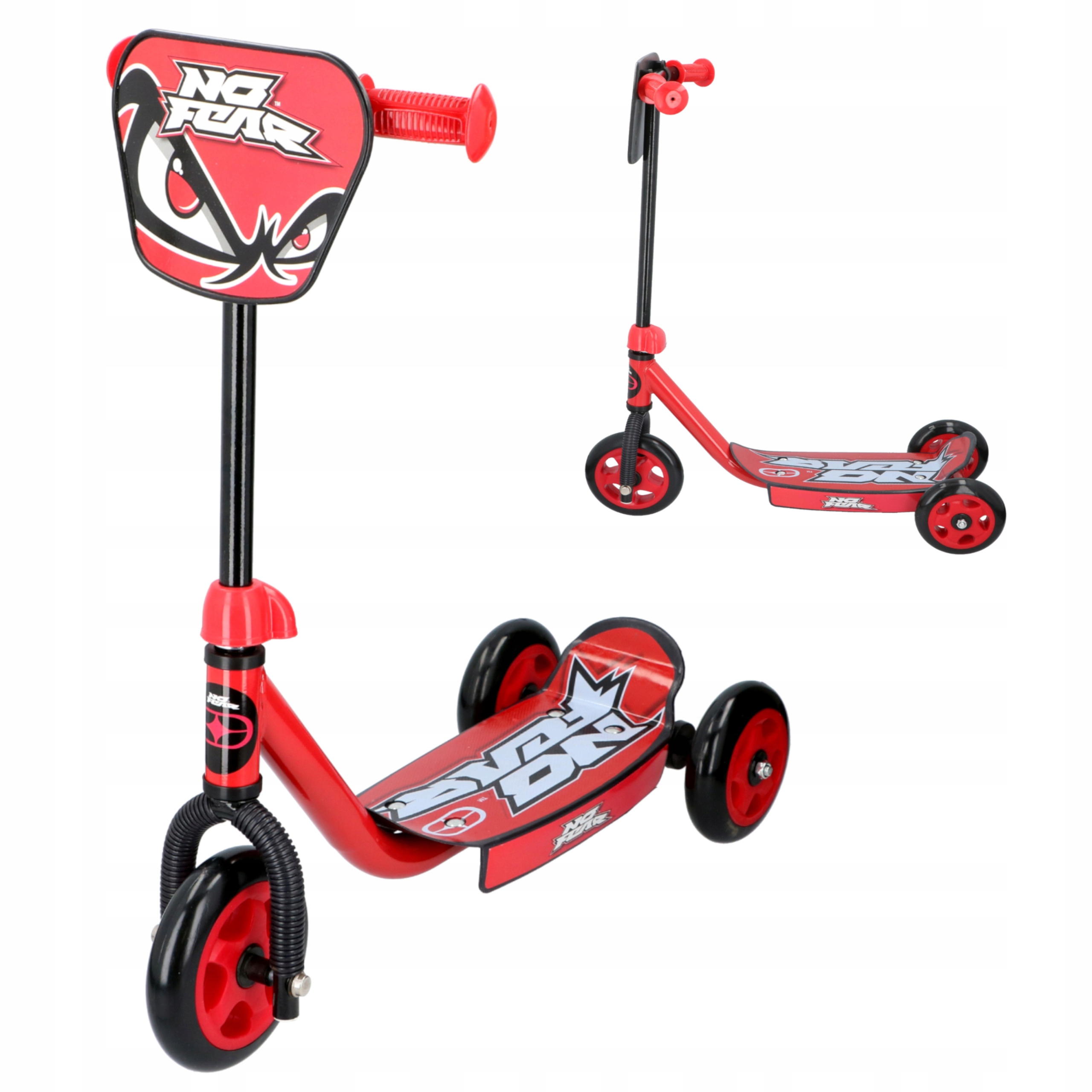 Hulajnoga trójkołowa dla dzieci 2-3 latka No Fear 58x31x65cm