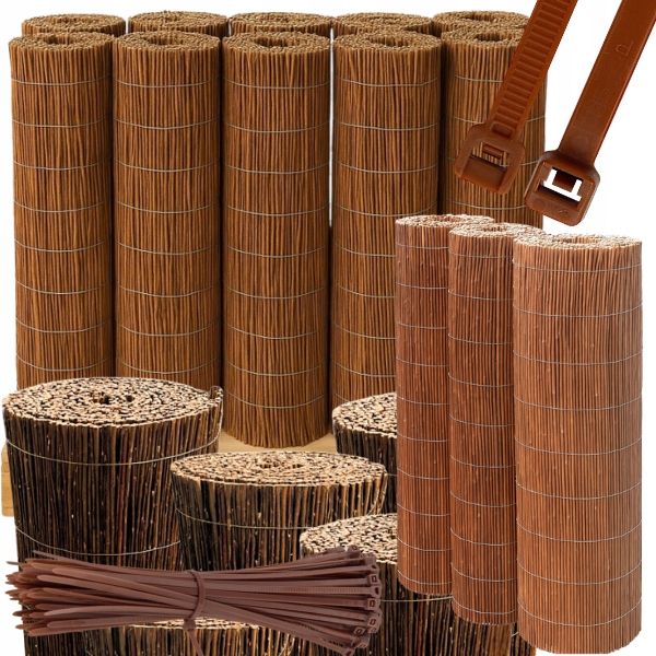 Proutěná Podložka 100 x 500 cm Proutěná Podložka Přírodní Hustá Krytka 100 x Pásky