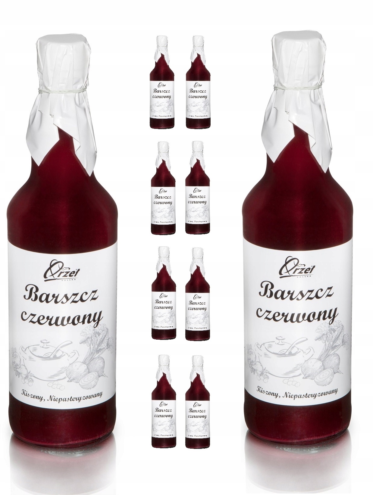 Orzeł Polska Boršč Červený Kysaný 10x500 ml