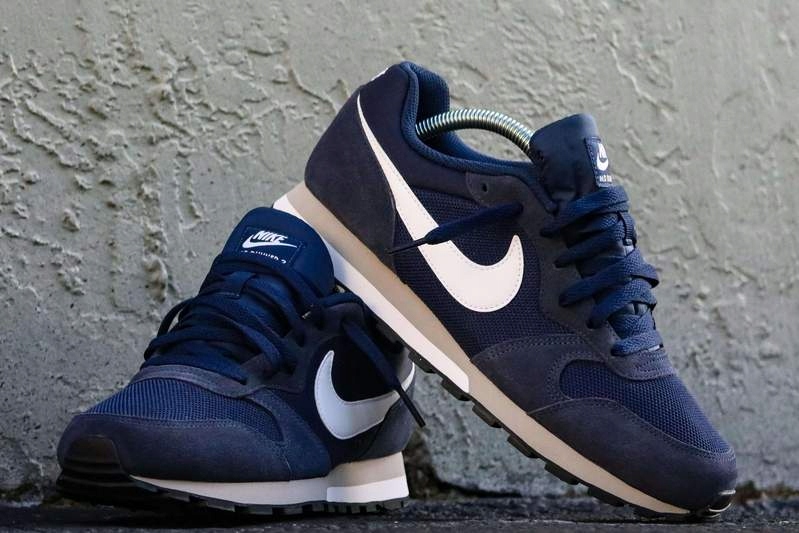 BUTY NIKE MD RUNNER 2 NIEBIESKIE r.40 Wysokość niskie