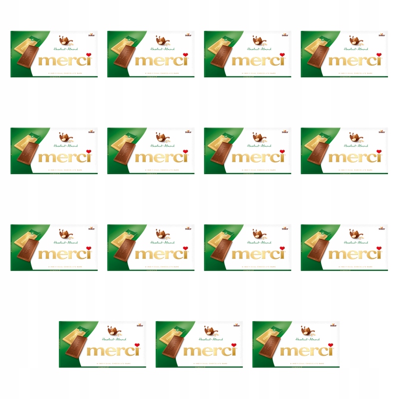 merci čokoláda ořechovo-mandlová 100 g X15