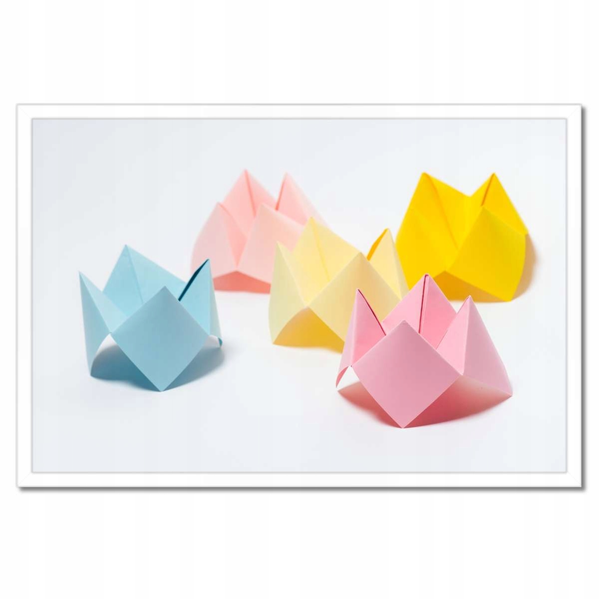 Plakáty v rámu 60x40 Ručně vyrobené origami