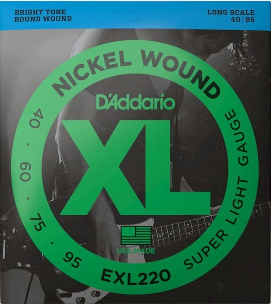 D'Addario EXL220 struny pro basovou kytaru 40-95