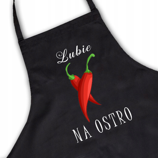 

Fartuch kuchenny Czarny Lubię na Ostro