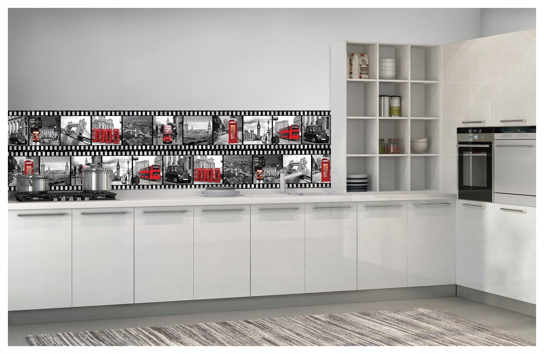 Fototapeta Londýn Big Ben autobusová retro telefonní budka 250x60 lepidlo