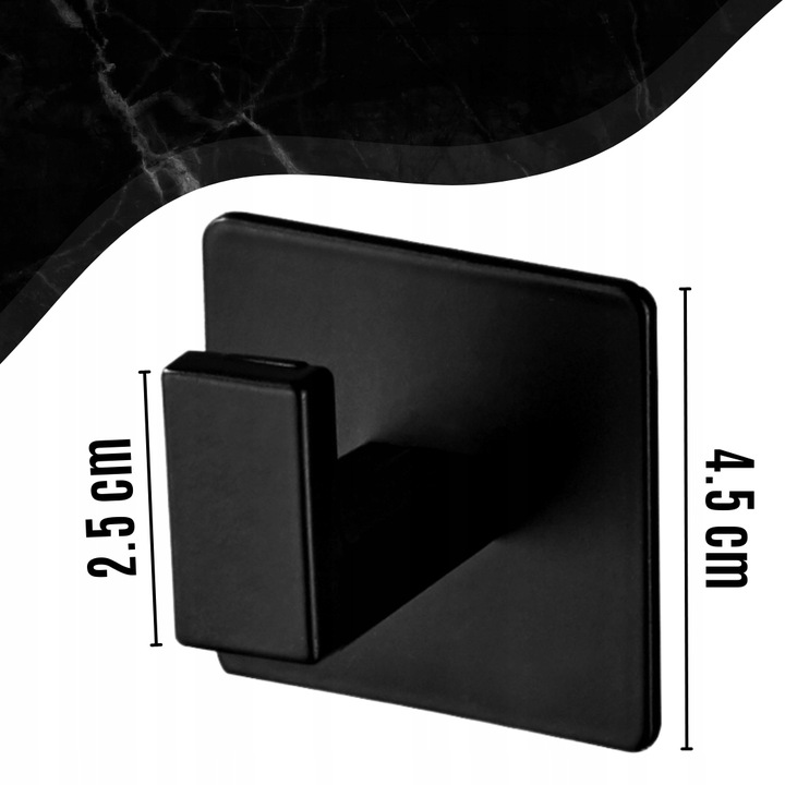 4X HACZYK UCHWYT NA RĘCZNIK WIESZAK NA ŚCIERKĘ 3M NA ŚCIANĘ KLEJONE KLEJ Rodzaj haczyk