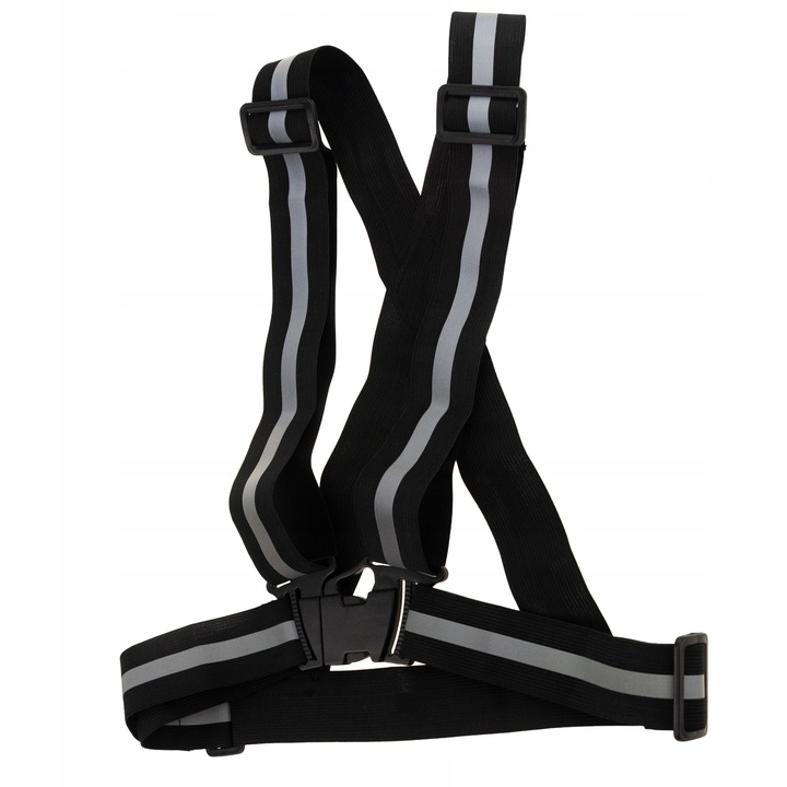 SZELKI ODBLASKOWE CZARNE ROWER MOTOR KAMIZELKA Model ODBLASKOWA KAMIZELKA ROWEROWA