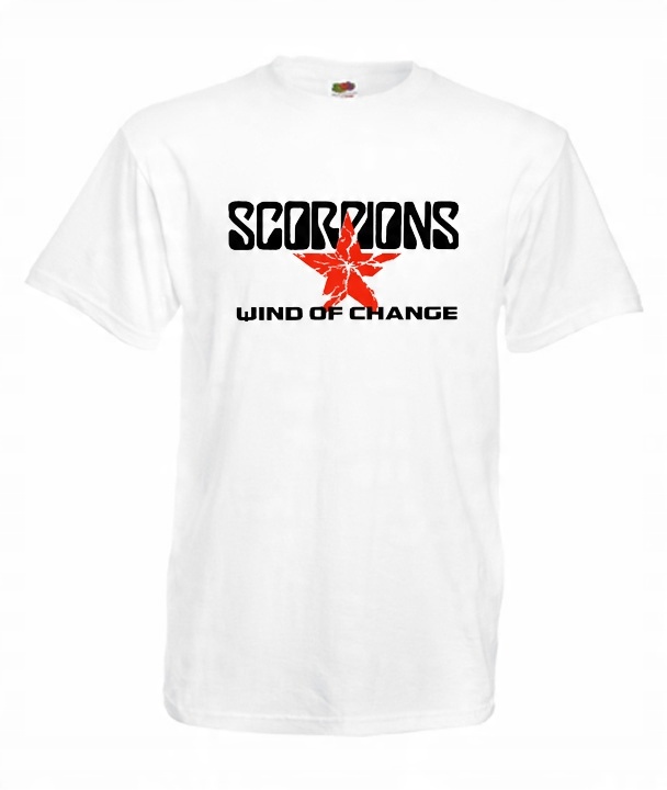 

XXXL Koszulka Męska Scorpions Wind Of Change Wzór