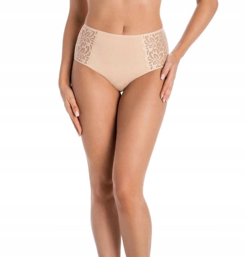 

Majtki z wysokim stanem Eco Exclusive nude Teyli