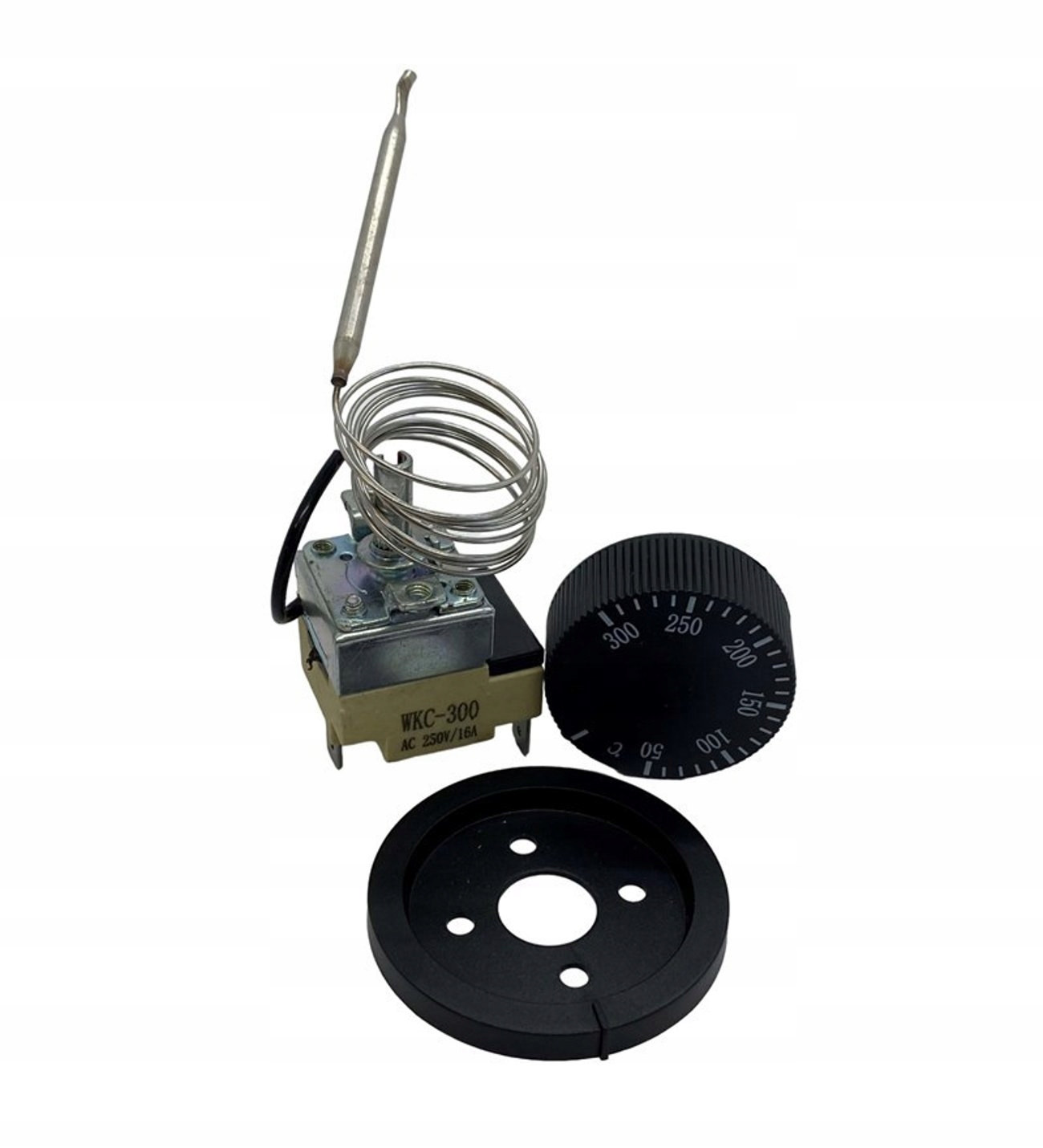 REGULATOR TEMPERATURY TERMOSTAT 50-300°C STOPNI Z KAPILARĄ I POKRĘTŁEM