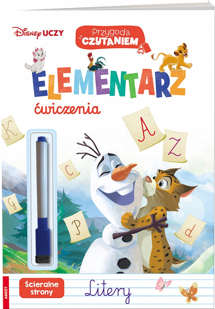 DISNEY UCZY ELEMENTARZ ĆWICZENIA LITERY USL-9301 OPRACOWANIE ZBIOROWE