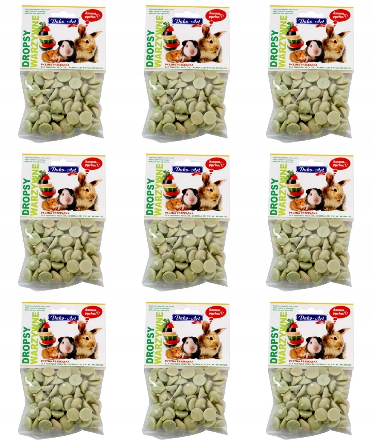 Levně Dropsy Dako-Art 0,08 kg pro hlodavce, 9 ks
