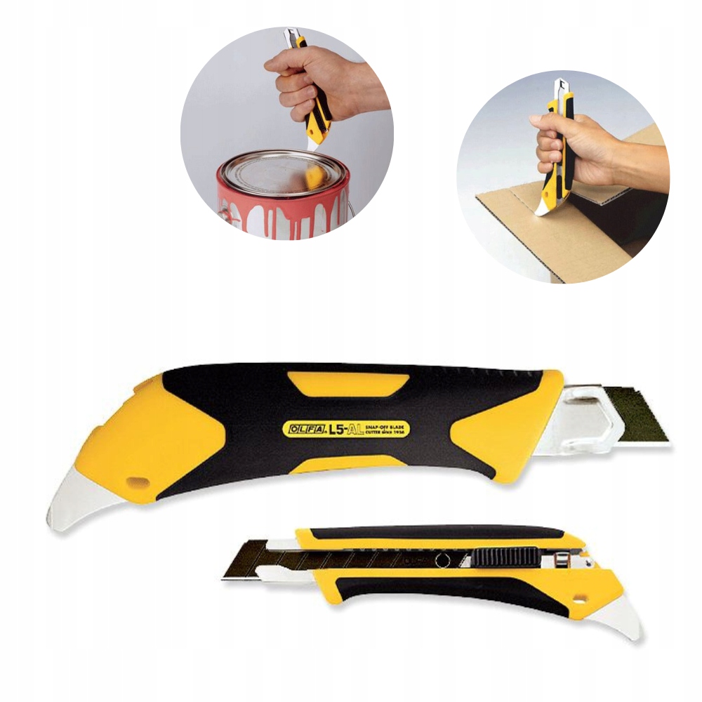 

Olfa L5-AL Nóż Segmentowy 18 mm Odporny Na Kwasy