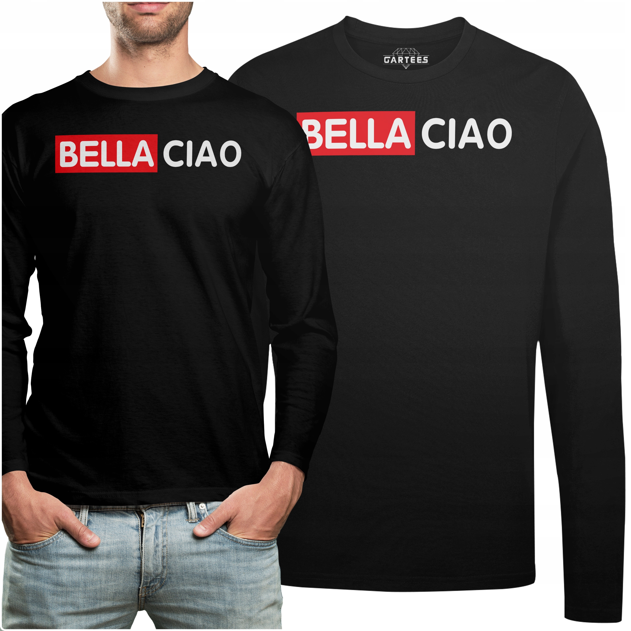 

Koszulka Long Dom Z Papieru Bella Ciao Prezent