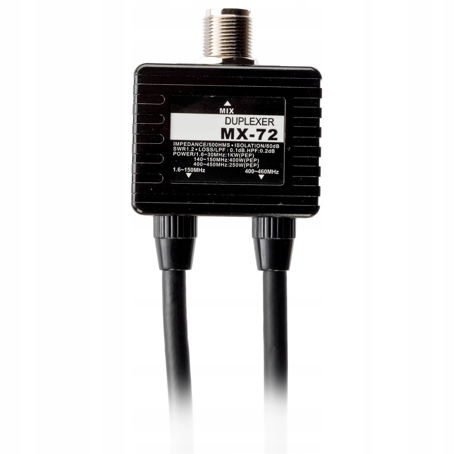 Duplekser MX-72N mikser antenowy 1.6-150MHz/400-460MHz (duplexer)