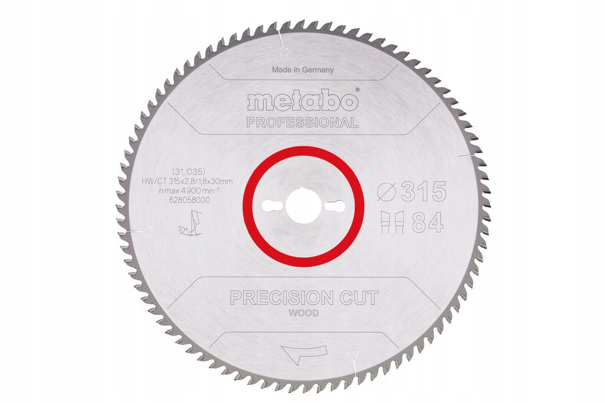 Metabo Pila Kotoučová Hw/ct 315x30x84z Precision Cut Wood Professional