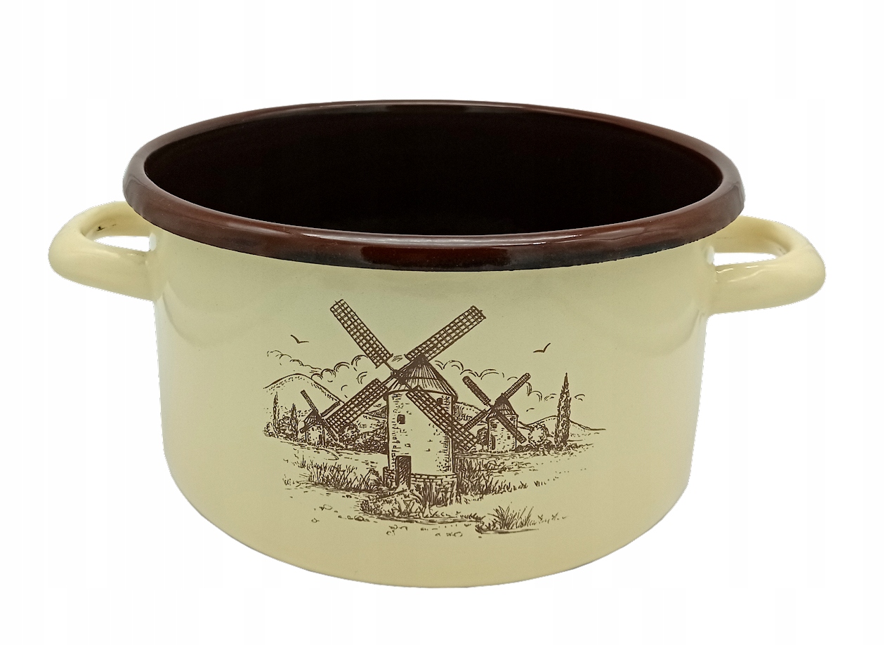 

Garnek Emaliowany Kremowy 20 CM Emalia 17-20WIATRA