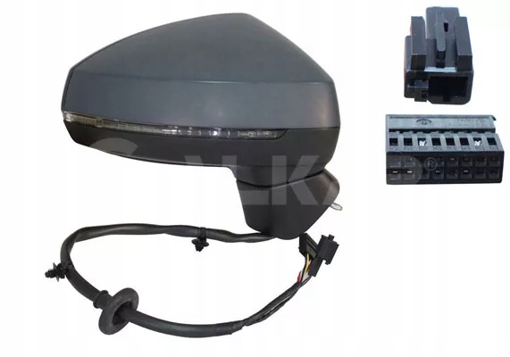 LUSTERKO PRAWE AUDI A3 8V 8P 08-20