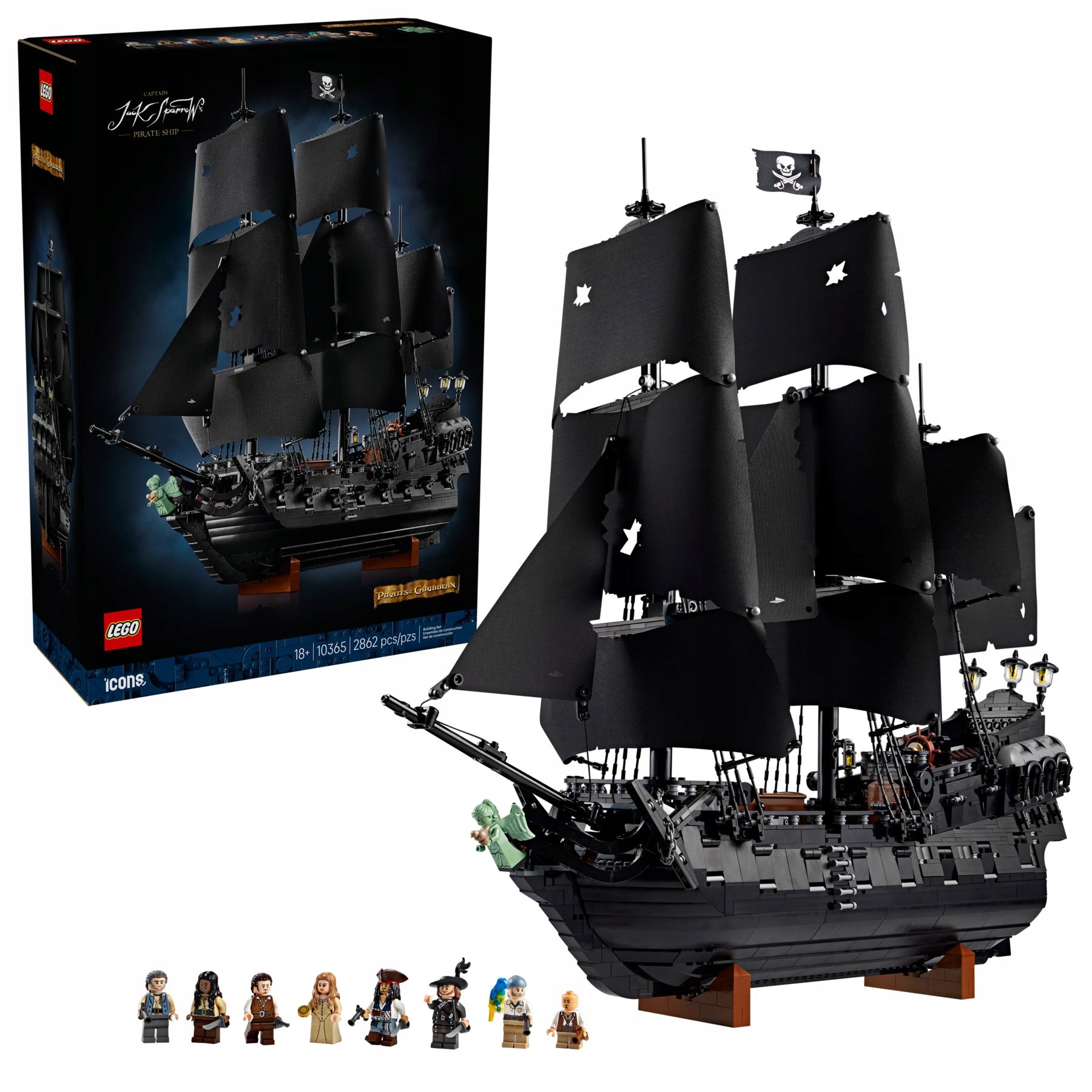 ジャック　スパロウ Captain Jack Sparrow's Pirate Ship 10365 | LEGO® Icons | Buy