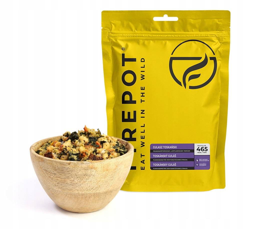 Firepot Gulasz Toskański Reg 520g/465 kcal aromatyczny posiłek w słoiku