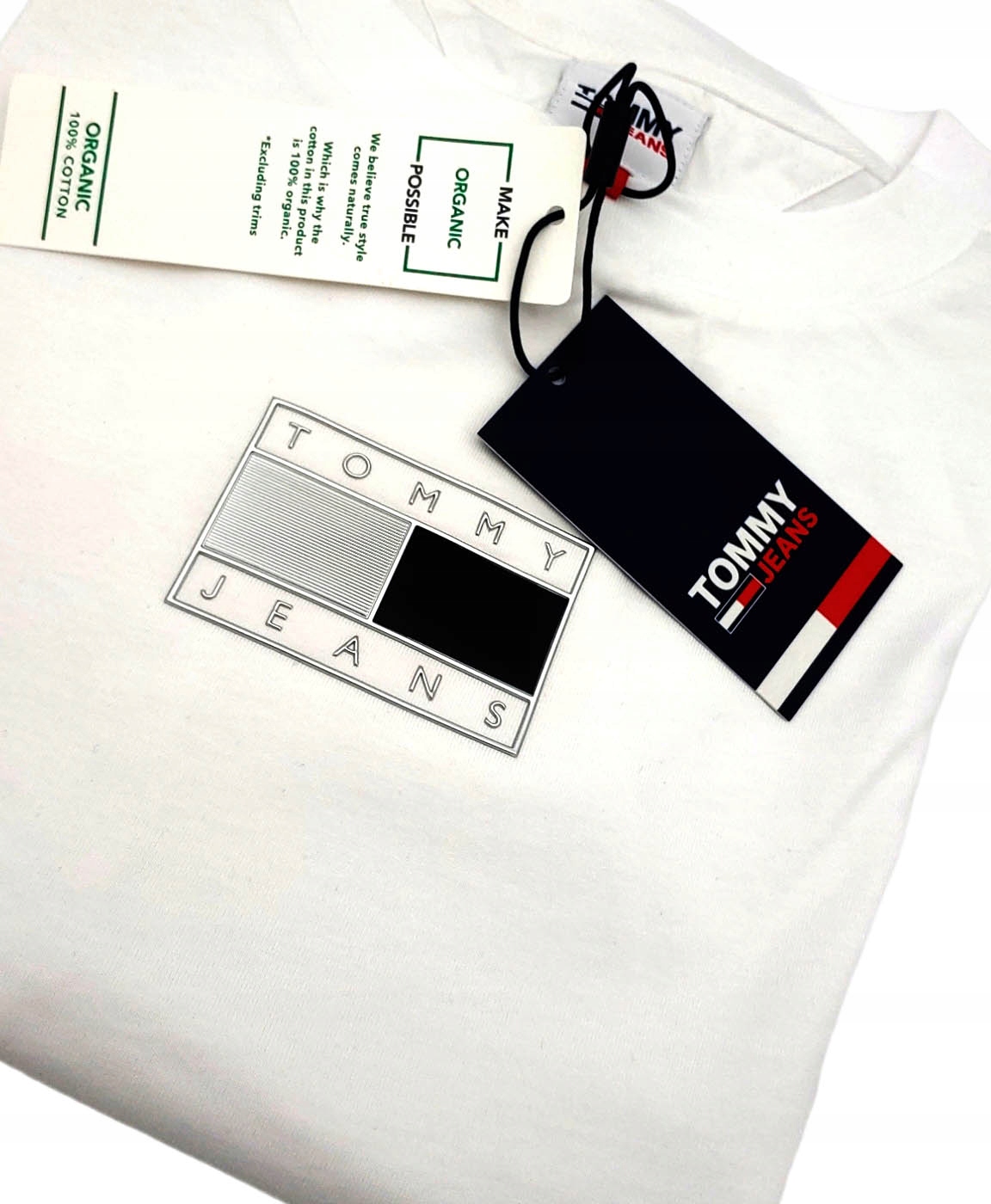 BLUZKA TOMMY HILFIGER DŁ. RĘKAW DM0DM12554YBR rL Dekolt okrągły