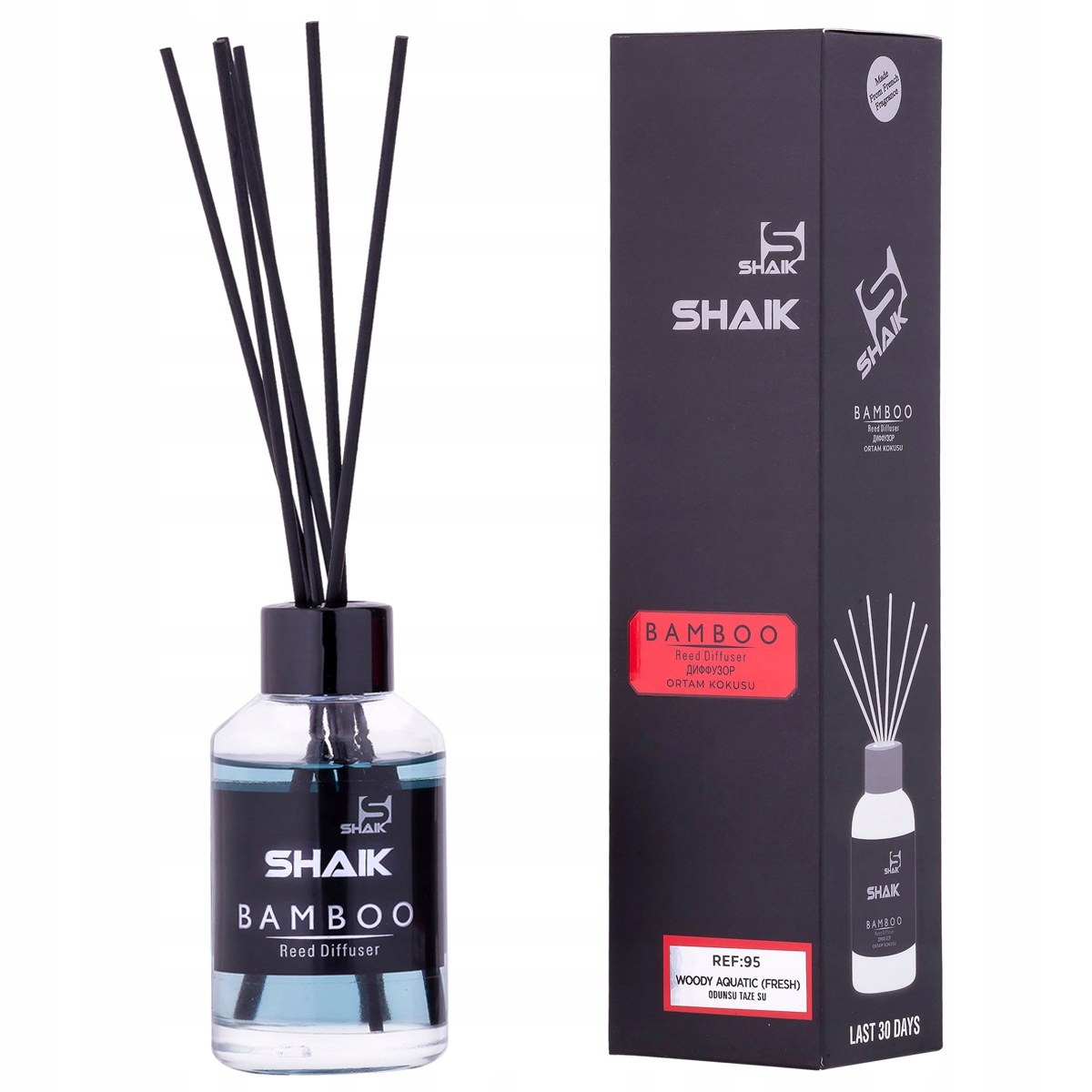 ODŚWIEŻACZ POWIETRZA SHAIK PATYCZKI ZAPACH DO DOMU DYFUZOR INVICTUS 95