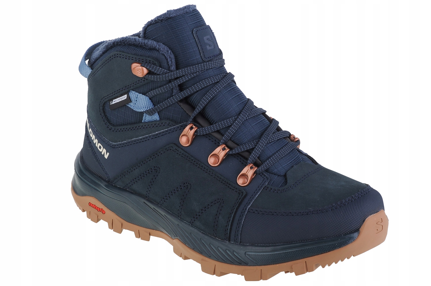 Salomon W Outchill Ts Cswp [40] Dámské trekové boty, modrá tkanina