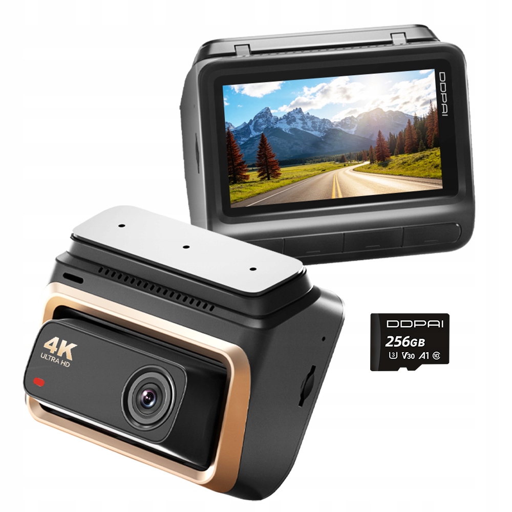 Videorekordér Ddpai Z60 Pro Automobilová 4K Hdr Gps Wifi Bt+ 256GB