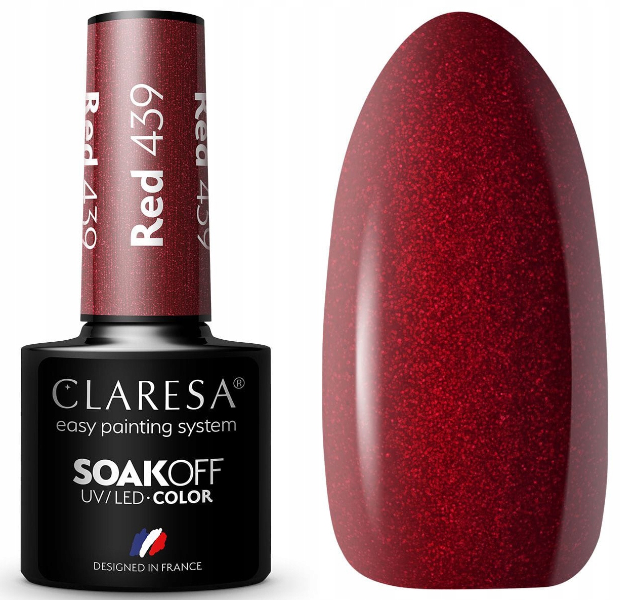 

Claresa Lakier Hybrydowy Red 439