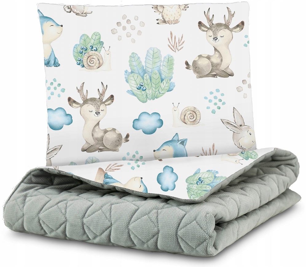 

Kocyk Velvet Pikowany Minky 75x100 Kołdra Babymam