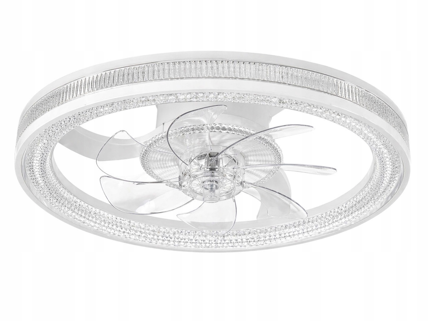 Led Luster Stropné Svietidlo S Ventilátorom Vargo 82W Biely 3000-6000K Diaľkový Ovládač DL1374