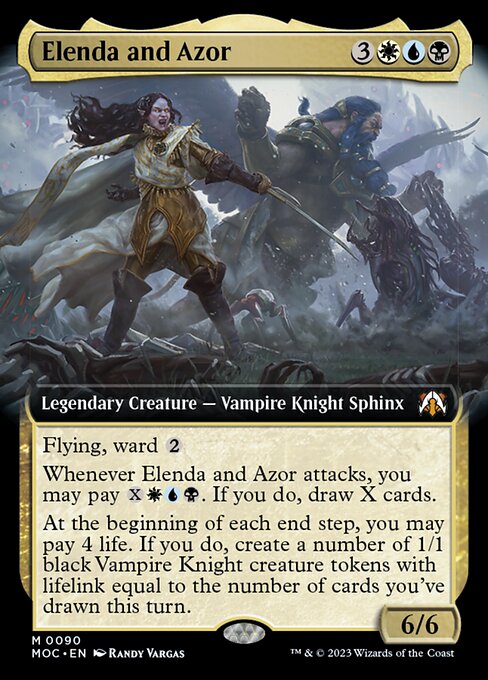 Mtg Mom #90 Elenda and Azor Foil