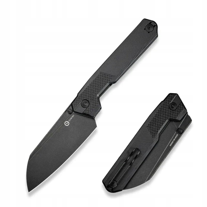 Nůž Civivi Hid Black G10, Black Stonewashed (C23008-1)