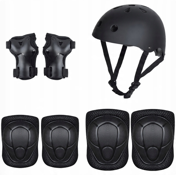 

Kask Rowerowy Zestaw Ochraniaczy Na Deskorolkę
