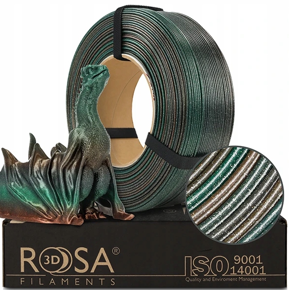 Filament Rosa 3D ReFill Pla Galaxy 1,75 mm 1 kg Terra