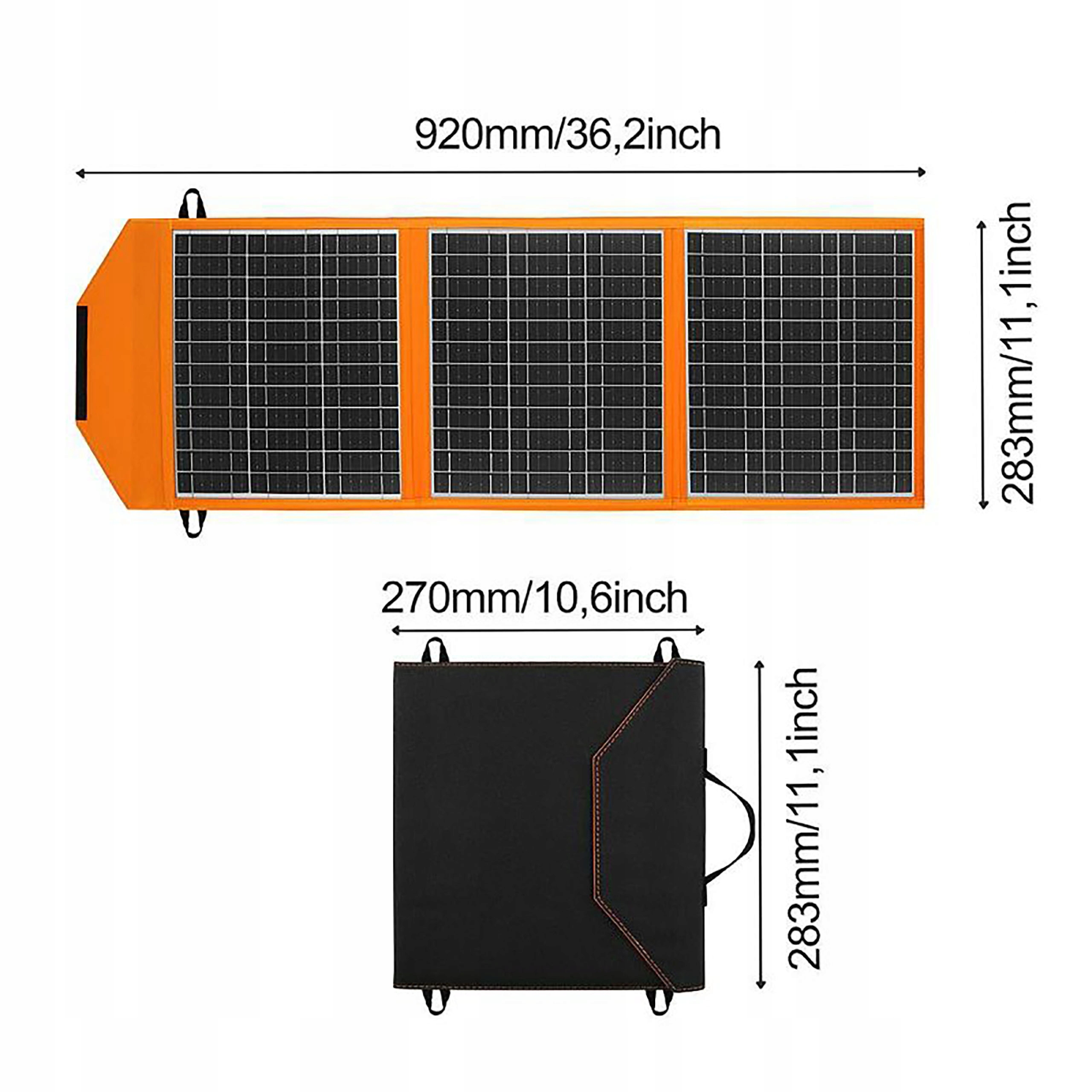 Panel solarny Ładowarka solarna 18V 30W 2XUSB przenośny turystyczny Marka inna