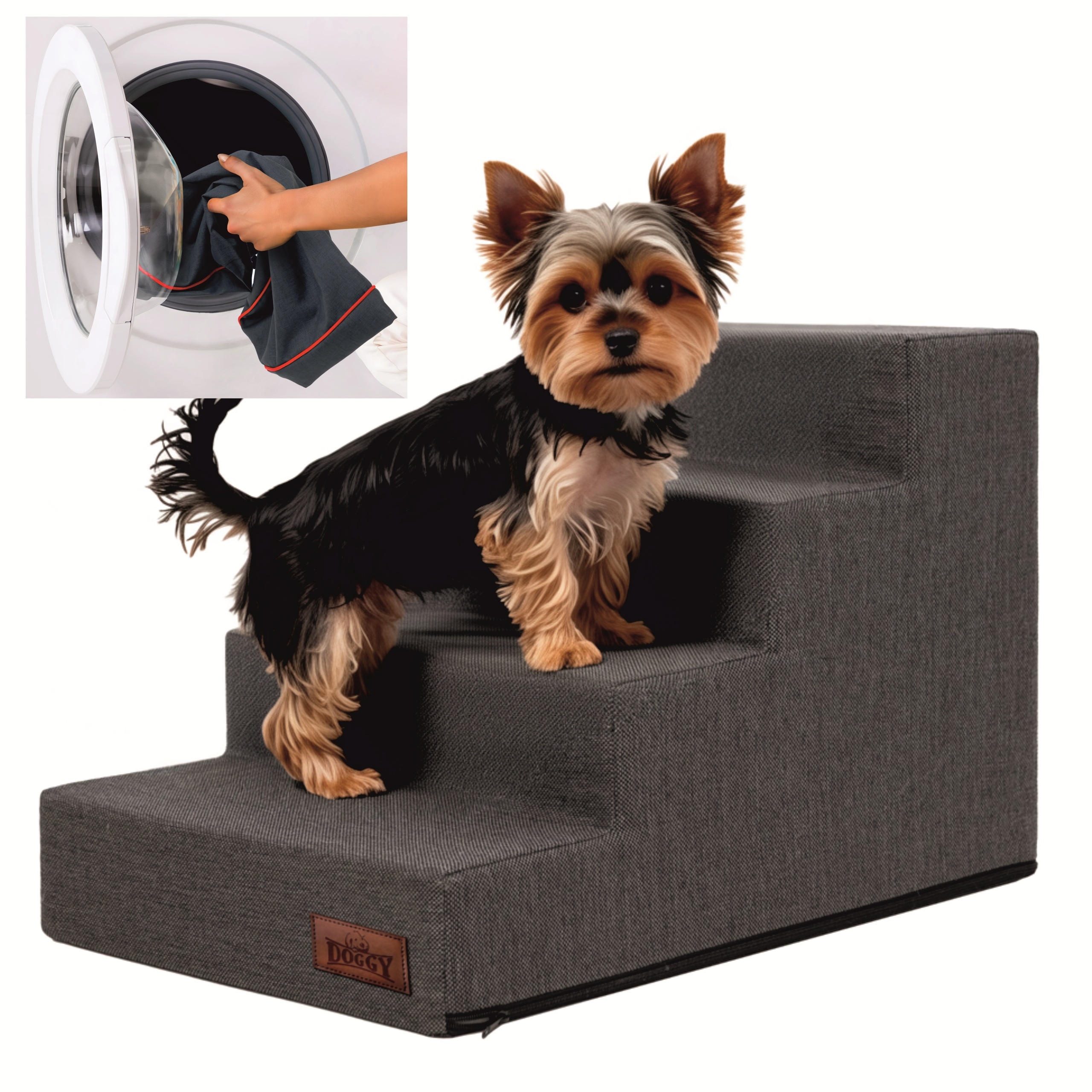 Schůdky pro psa, schůdky pro psy nebo kočky Rampa Plošina 4 stupně, Velké 40 cm