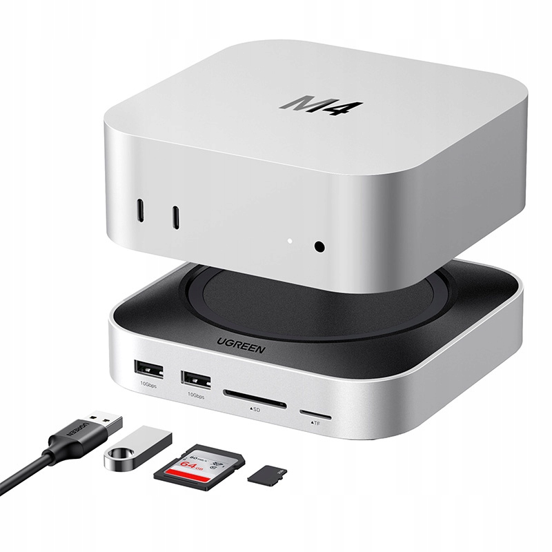Dokovacia stanica 11 v 1 Ugreen CM841, Usb-c (sivá)
